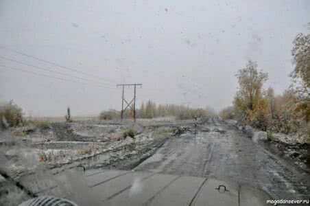 Тенькинская трасса, поворот на Кулу