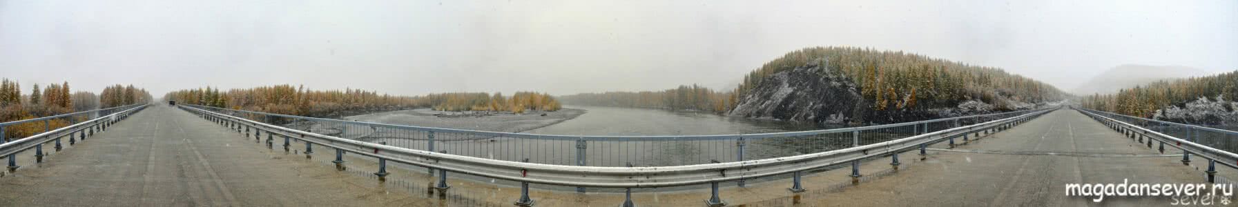 Панорама, мост через Кулу